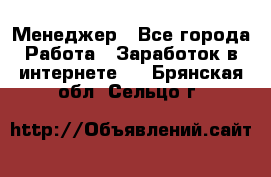 Менеджер - Все города Работа » Заработок в интернете   . Брянская обл.,Сельцо г.